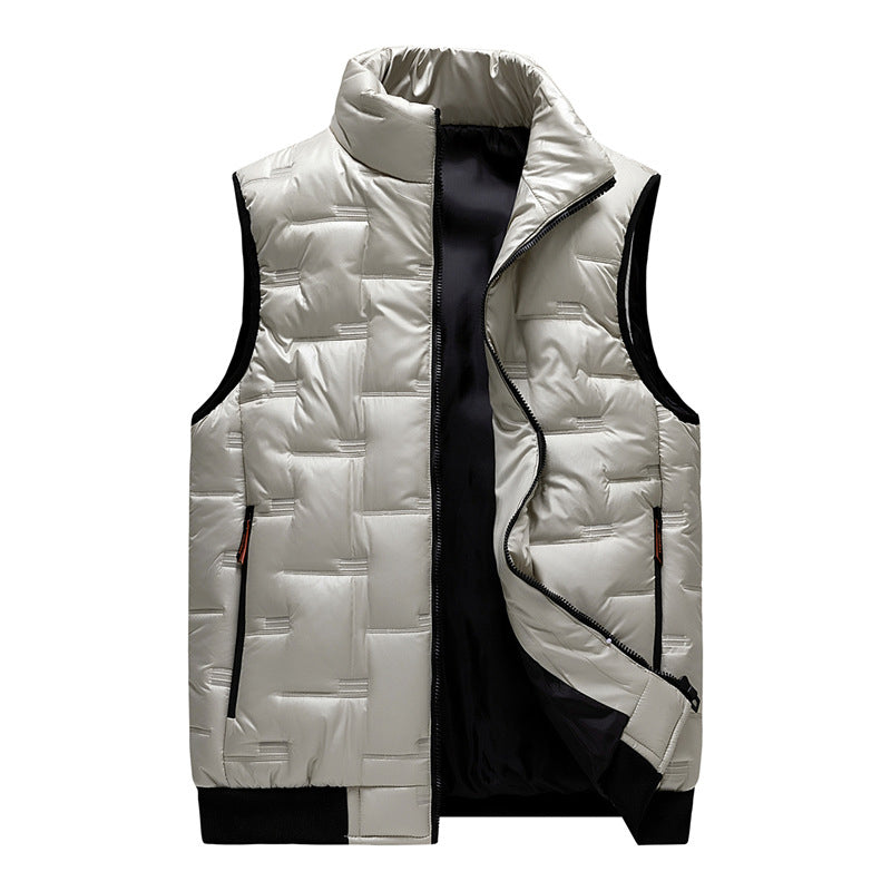 Men’s Insulated Utility Vest – Multi-Pocket Quilted Design for Cold-Weather Layering