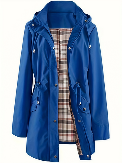 🔥Hot Sale 50% Off🔥Solid Color Casual Jackets, Waterproof and Windproof Coats, Hooded Windbreakers