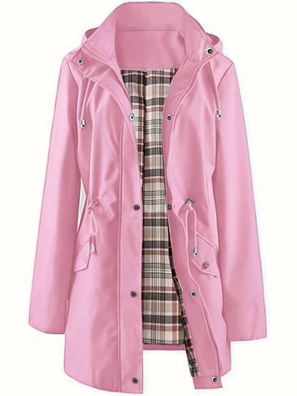 🔥Hot Sale 50% Off🔥Solid Color Casual Jackets, Waterproof and Windproof Coats, Hooded Windbreakers