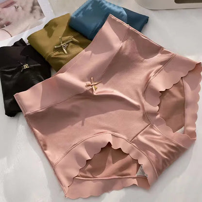 3PCS Premium Satin Antibacterial Panties Silky Skin