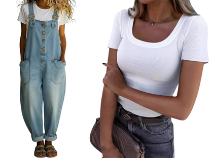 👖Women's Sleeveless Wide Leg Jumpsuit– Relaxed Style, All-Day Comfort✨