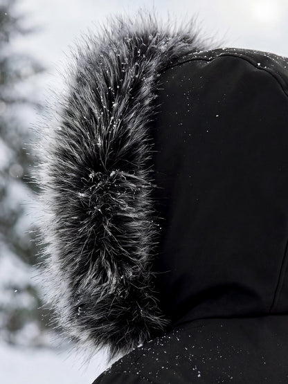 ✨Men's Windproof Hooded Thermal Mid-Length Parka Jacket