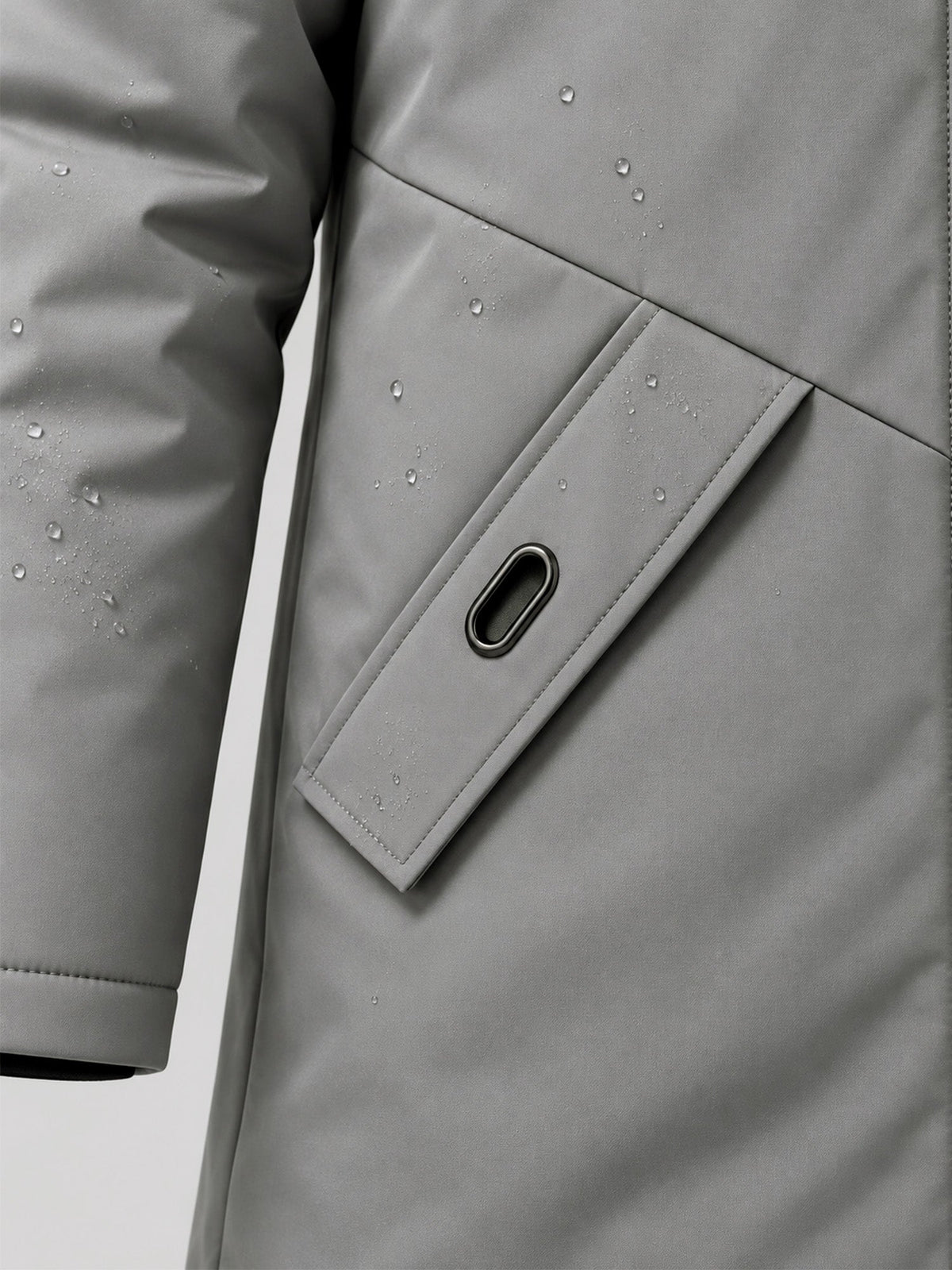✨Men's Windproof Hooded Thermal Mid-Length Parka Jacket