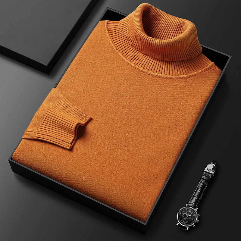 ⏳Limited-time 50% off⏰Men's Solid Color Premium Turtleneck Sweater👔