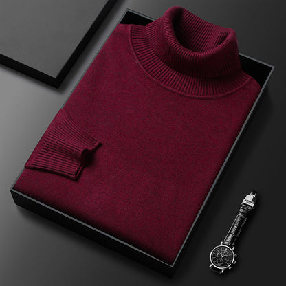 ⏳Limited-time 50% off⏰Men's Solid Color Premium Turtleneck Sweater👔