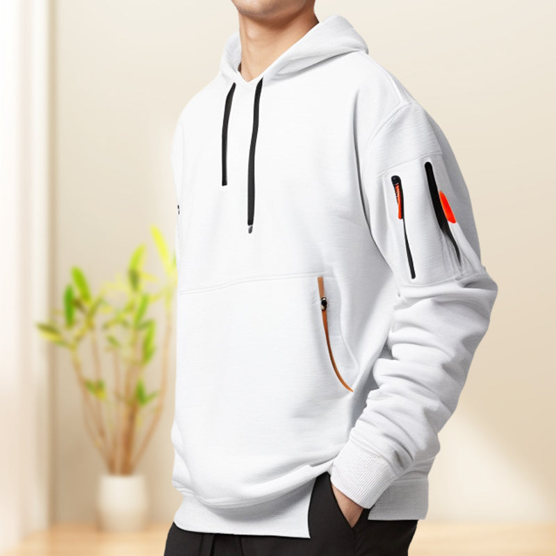 🧥Hoodies for Men with Half-Zip and Pockets – Cosy Comfort with Handy Pockets