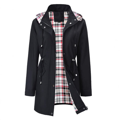 🔥Hot Sale 50% Off🔥Solid Color Casual Jackets, Waterproof and Windproof Coats, Hooded Windbreakers