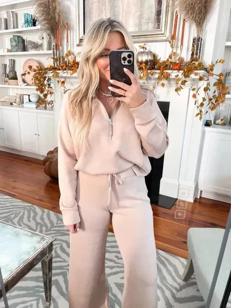 💝LAST DAY PROMOTION 50% OFF!!🎀Women's 2 Piece Casual Outfits Sweatsuit Set