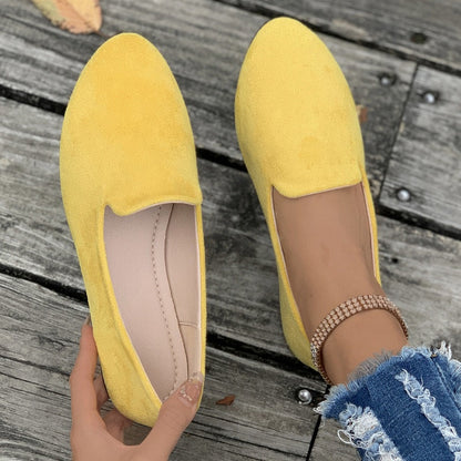Women's Casual Solid Color Flat Shoes ✨Comfortable And Stylish