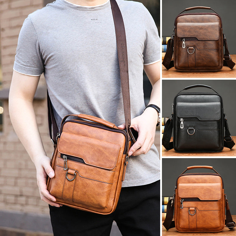 💼 52% OFF NOW! ✨ Men's Business Casual Large Capacity Bag - Durable Nylon with Laptop Compartment & Organized Pockets for Work & Travel 🚀👜