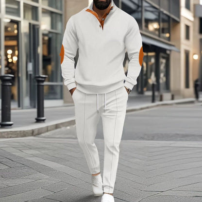 🎁 Hot Sale 62% OFF 🔥Men's Knit Half-Zip Casual Sweatshirt & Pants Set