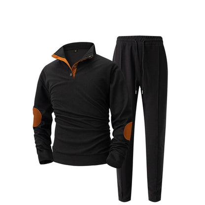 🎁 Hot Sale 62% OFF 🔥Men's Knit Half-Zip Casual Sweatshirt & Pants Set