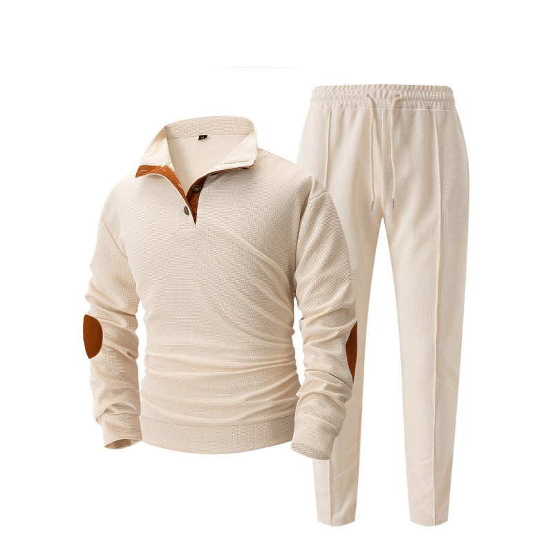 🎁 Hot Sale 62% OFF 🔥Men's Knit Half-Zip Casual Sweatshirt & Pants Set