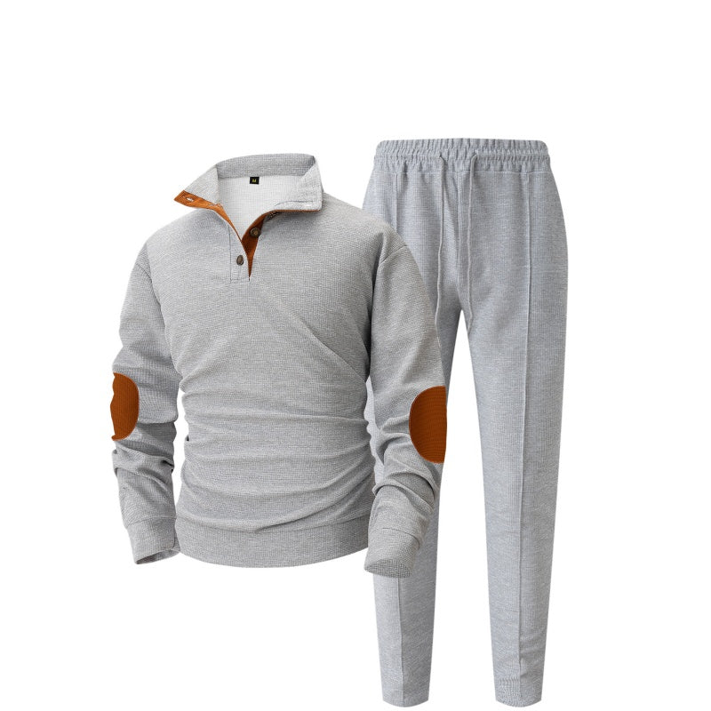 🎁 Hot Sale 62% OFF 🔥Men's Knit Half-Zip Casual Sweatshirt & Pants Set