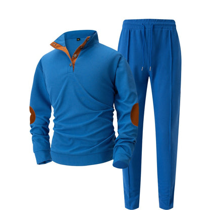 🎁 Hot Sale 62% OFF 🔥Men's Knit Half-Zip Casual Sweatshirt & Pants Set