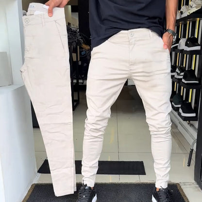 🔥2025 BEST SALE🔥Men’s Slim-Fit Casual Solid Color Pants