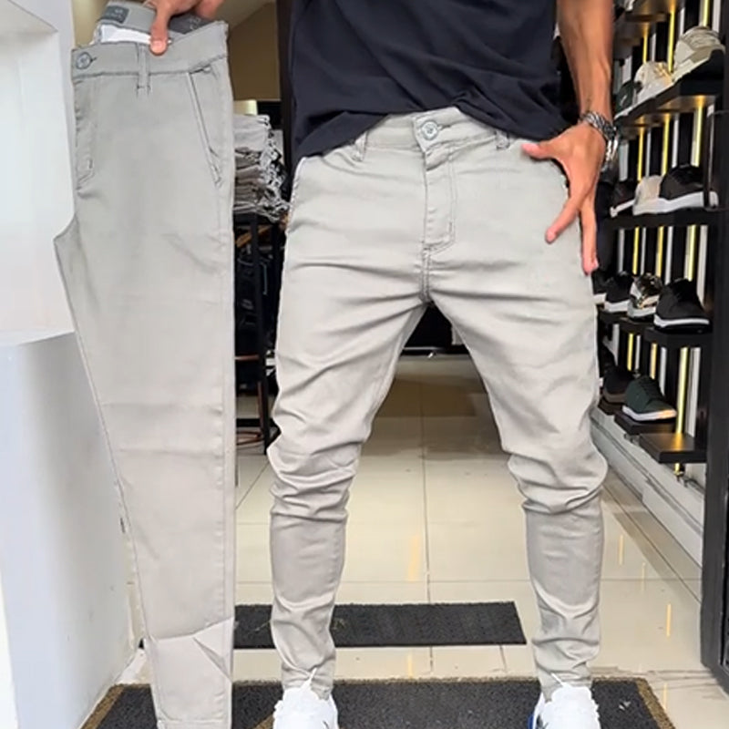 🔥2025 BEST SALE🔥Men’s Slim-Fit Casual Solid Color Pants