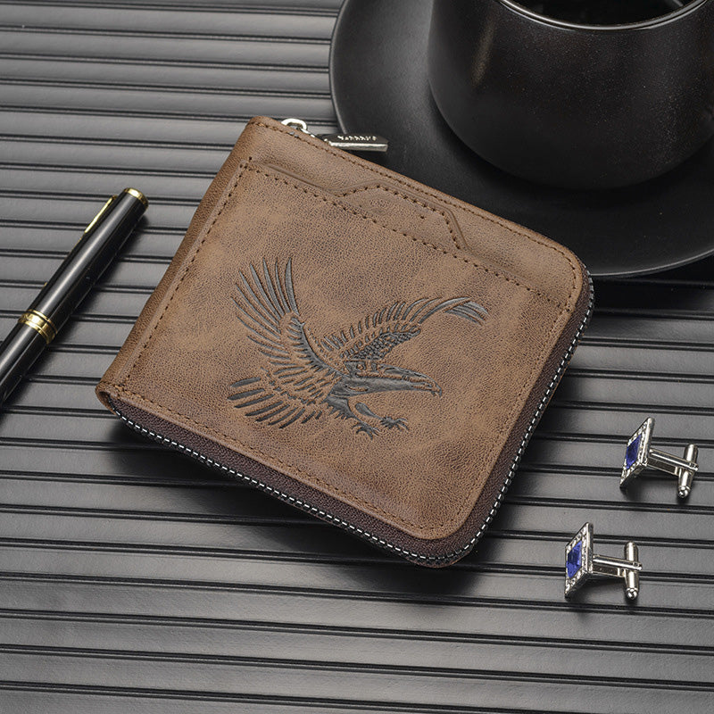 🔥2025 Hot Sale🔥Men's Eagle Embossed Wallet