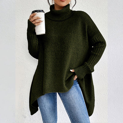 💖LAST DAY PROMOTION - 50%OFF 💖 Women’s Fashion Solid Color Turtleneck Sweater