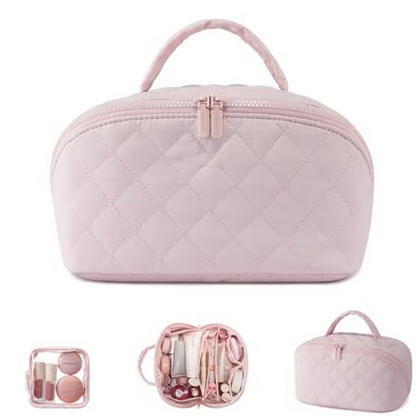 💜LAST DAY PROMOTION - 50%OFF💜Large Capacity Portable Makeup Bag with Handle