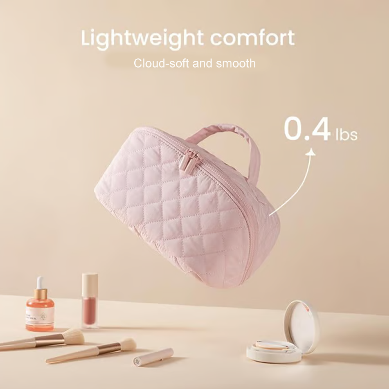 💜LAST DAY PROMOTION - 50%OFF💜Large Capacity Portable Makeup Bag with Handle