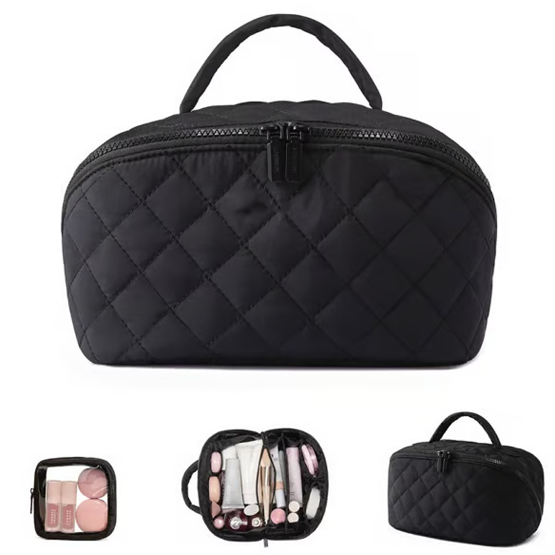 💜LAST DAY PROMOTION - 50%OFF💜Large Capacity Portable Makeup Bag with Handle