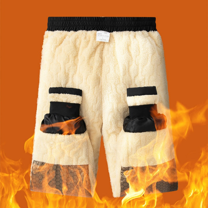 ✨ Men’s Cozy Fleece-Lined Thermal Pants with Graphene Knee Pads — Warm, Lightweight & Weather-Resistant
