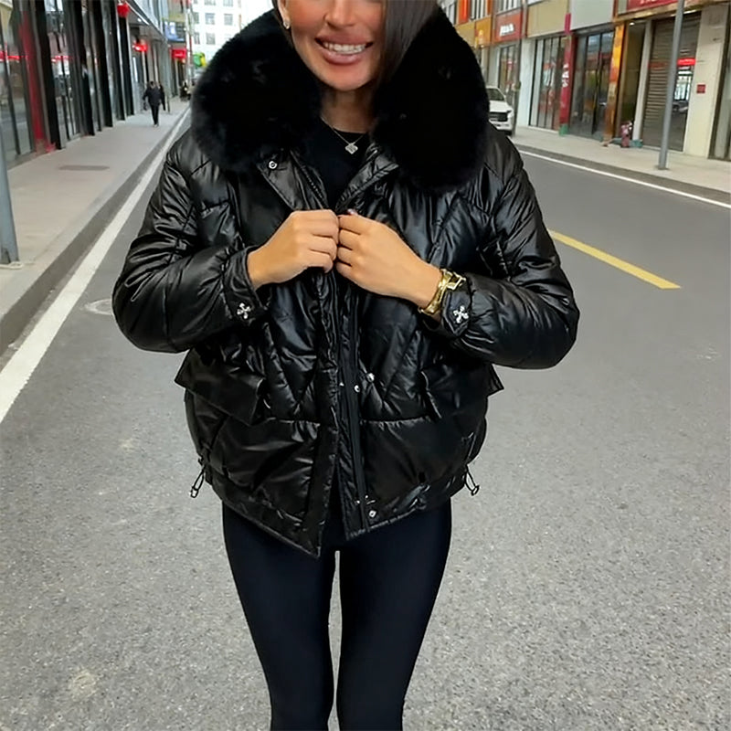 🔥 Winter Luxe Ultra-Warm Plush Collar Jacket — Limited Time Offer
