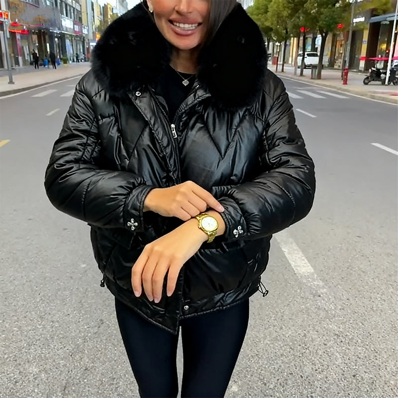 🔥 Winter Luxe Ultra-Warm Plush Collar Jacket — Limited Time Offer