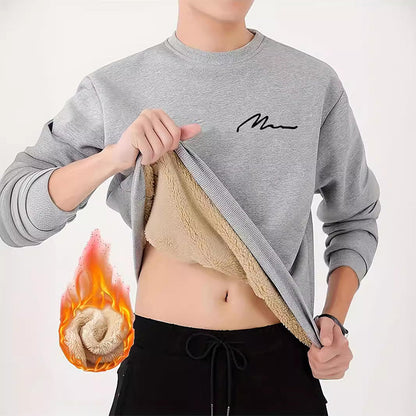 Men's Thermal Lined Crewneck Sweatshirt🚛Free Shiping