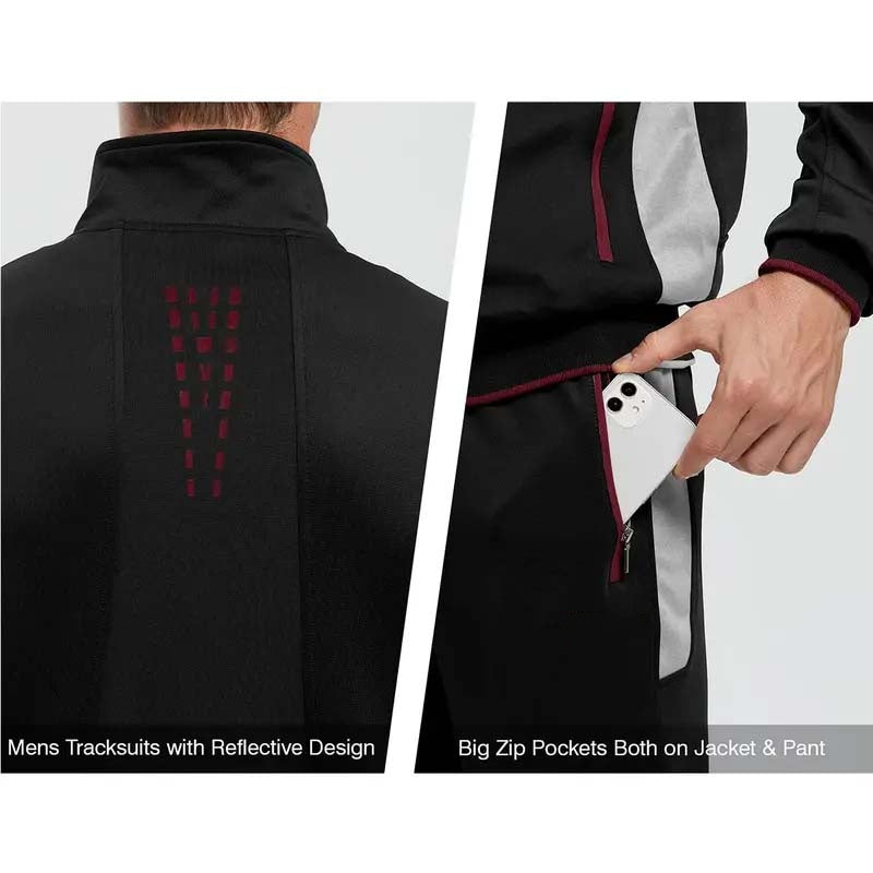 Men's Full-Zip Running Jacket & Pants 2-Piece Set ✈️ Free shipping