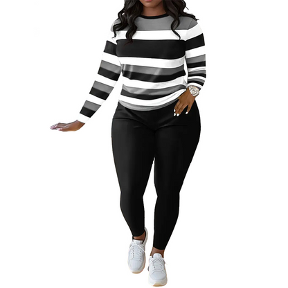 ⏳Time-Limited Special⏰Women's Casual Fashion 2-Piece Set👚👖