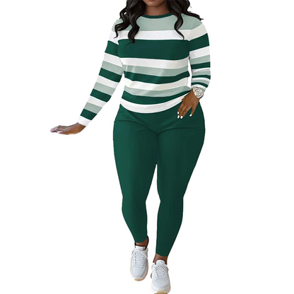 ⏳Time-Limited Special⏰Women's Casual Fashion 2-Piece Set👚👖