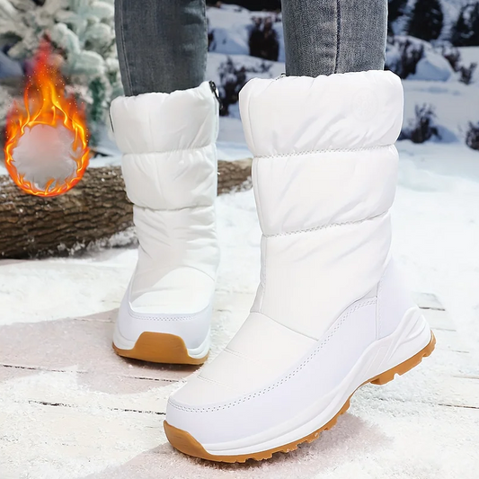 Women's Ultra-Warm Faux Fur Lined Snow Boots