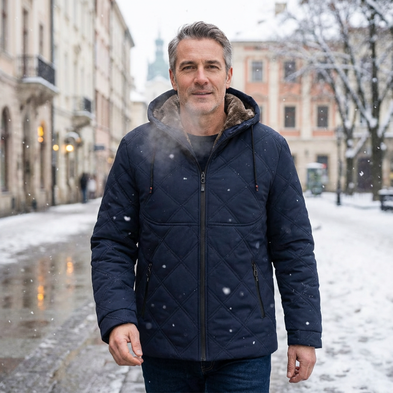 📦 FREE SHIPPING ONLY TODAY – LAST DAY!🛍️ Men's Plush-Lined Hooded Winter Jacket-Stay warm, feel comfortable & look great all winter!