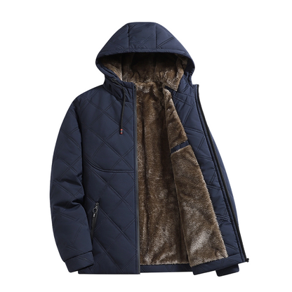 📦 FREE SHIPPING ONLY TODAY – LAST DAY!🛍️ Men's Plush-Lined Hooded Winter Jacket-Stay warm, feel comfortable & look great all winter!