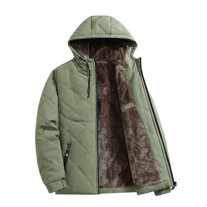 📦 FREE SHIPPING ONLY TODAY – LAST DAY!🛍️ Men's Plush-Lined Hooded Winter Jacket-Stay warm, feel comfortable & look great all winter!