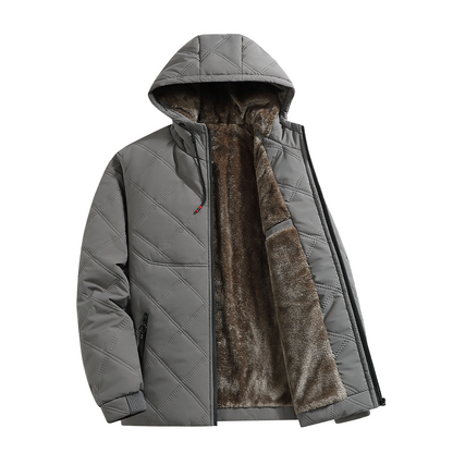 📦 FREE SHIPPING ONLY TODAY – LAST DAY!🛍️ Men's Plush-Lined Hooded Winter Jacket-Stay warm, feel comfortable & look great all winter!