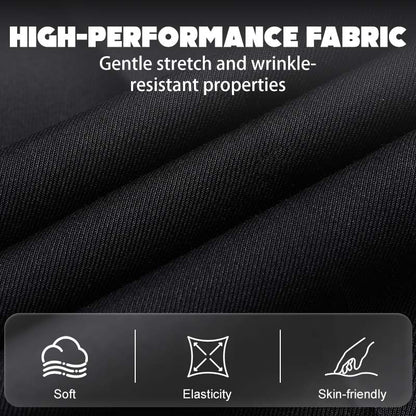 Men's Classic Fit Lightweight Casual Stretch Suit Pants