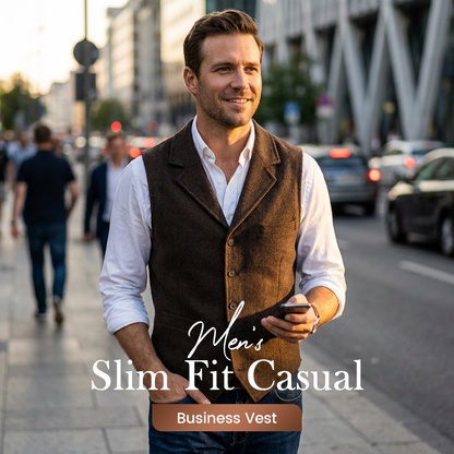 Men's Slim Fit Casual Business Vest