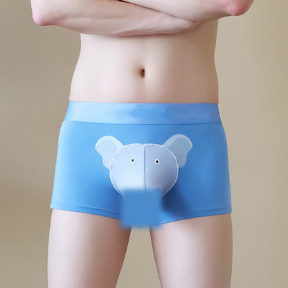 Men's Breathable Boxer Briefs with 3D Pouch