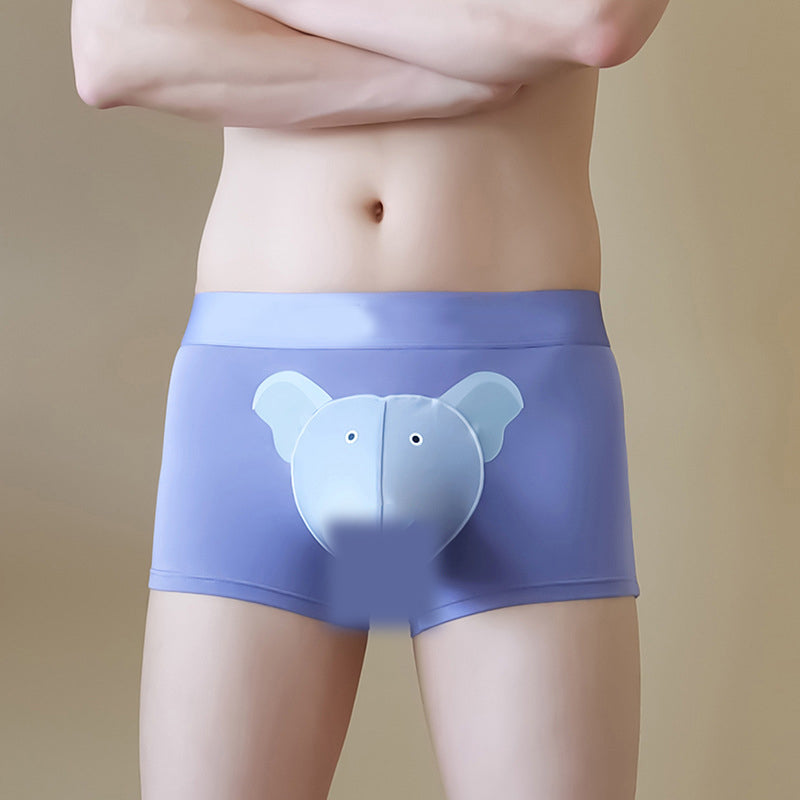 Men's Breathable Boxer Briefs with 3D Pouch