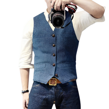 🔥2026 New Arrivals: 50% Off for a Limited Time!🔥Hot Sale Offers-Men's Slim Fit Casual Business Vest