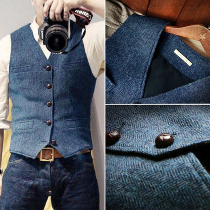 🔥2026 New Arrivals: 50% Off for a Limited Time!🔥Hot Sale Offers-Men's Slim Fit Casual Business Vest