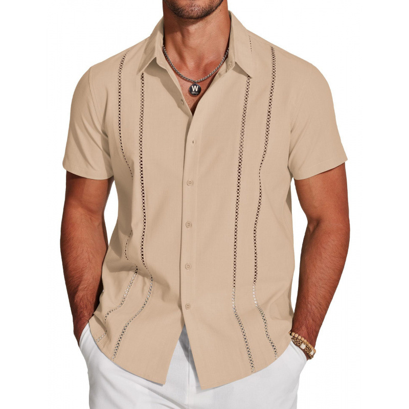 💐50% OFF ! Men's Button-Down Shirt – Breathable & Quick-Dry 🏃💨【Flash Sale】
