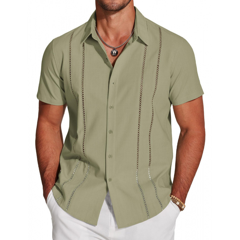 💐50% OFF ! Men's Button-Down Shirt – Breathable & Quick-Dry 🏃💨【Flash Sale】