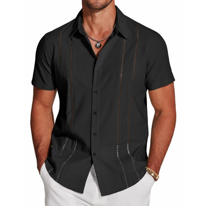 💐50% OFF ! Men's Button-Down Shirt – Breathable & Quick-Dry 🏃💨【Flash Sale】