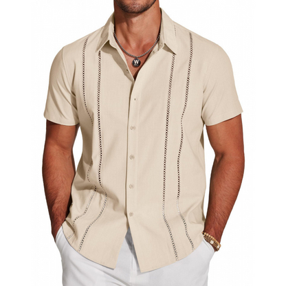 💐50% OFF ! Men's Button-Down Shirt – Breathable & Quick-Dry 🏃💨【Flash Sale】