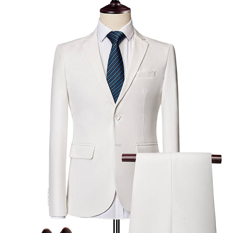 ✨👔50% OFF+FREE SHIPPING🔥Men's 2-piece Modern Fit Business Suit Set