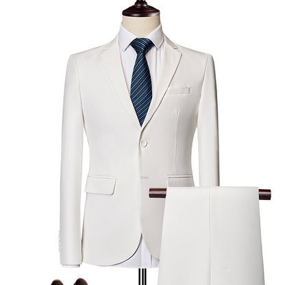 ✨👔50% OFF+FREE SHIPPING🔥Men's 2-piece Modern Fit Business Suit Set